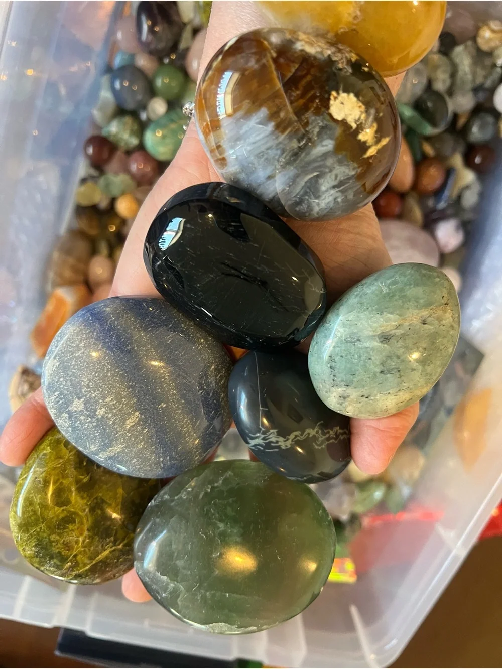 Huge Mystery Crystal Gemstone At Least 1Lb Scoop (usually it’s over)NWOT